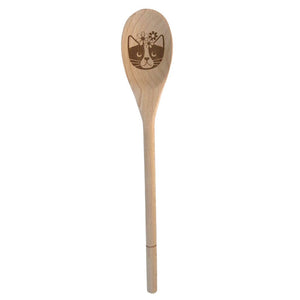 Flower Cat Wooden Spoon