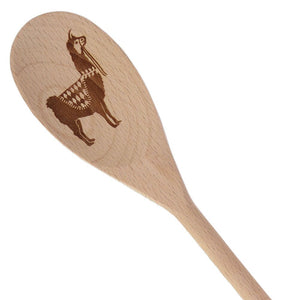 Llama Wooden Spoon