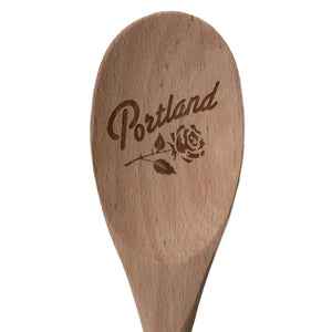 Portland Rose Wooden Spoon