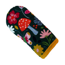 Load image into Gallery viewer, Floral Mushrooms Cast Iron Skillet Mitt