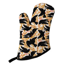 Load image into Gallery viewer, Black Birds Oven Mitt