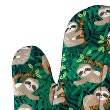 Load image into Gallery viewer, Lazy Day Sloths Oven Mitt