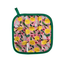Load image into Gallery viewer, Springtime Bees Pot holder