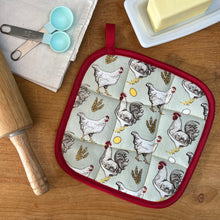 Load image into Gallery viewer, Barnyard Chickens Pot holder