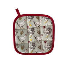 Load image into Gallery viewer, Barnyard Chickens Pot holder